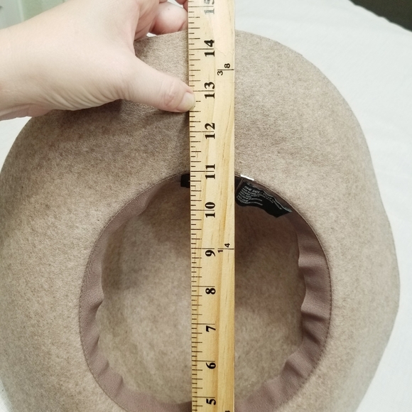 COPY - American Eagle Tan Wool Floppy Boho Hat One Size - Picture 3 of 7